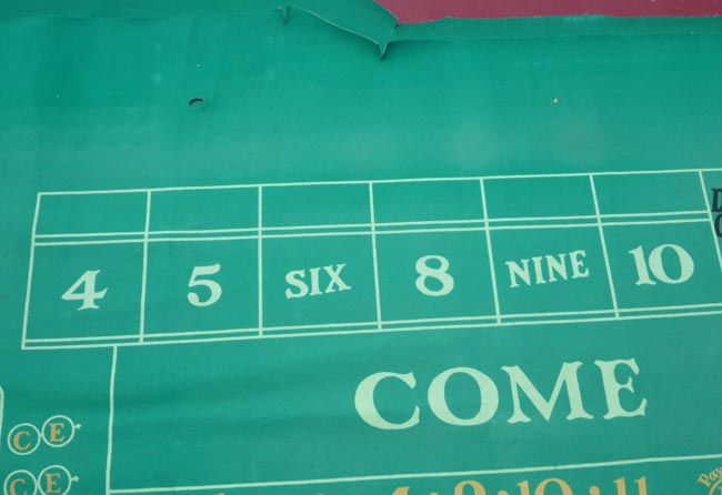  Caesars Palace Casino Las Vegas authentic Craps Layout 14' table Felt for sale 