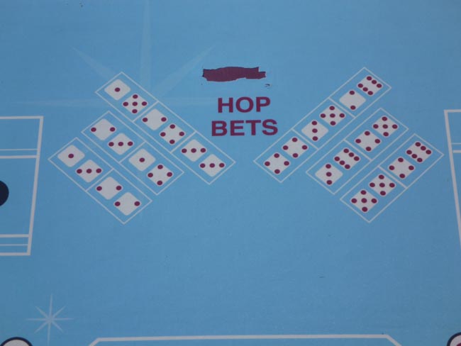  Las Vegas Club Casino authentic Craps Layout table Felt for sale 