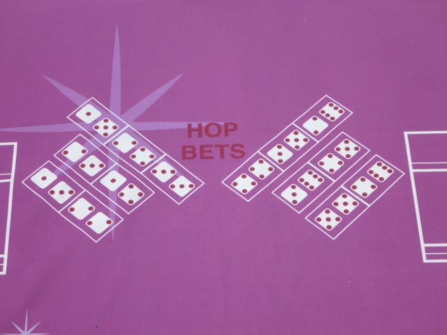  NEW UNCUT Plaza Casino Las Vegas authentic Craps Layout 14' table Felt for sale 