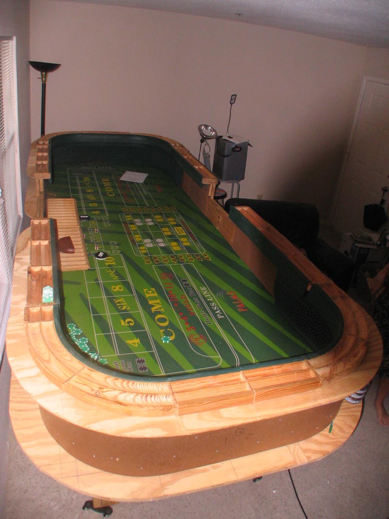  12 craps table for sale 